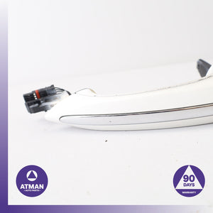 BMW F10 535i Rear Left Exterior Door Handle White OEM — photo 3