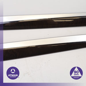 BMW F10 535i Rear Left & Right Door Trim Wood Set 51427225530 OEM — photo 3