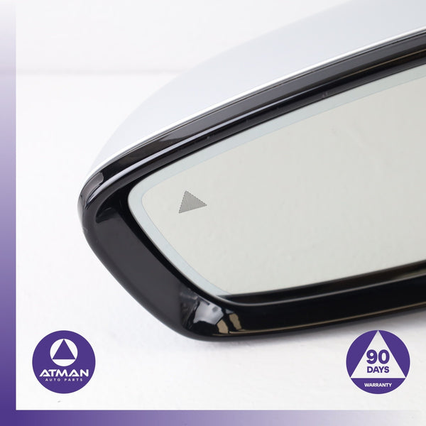 16-19 BMW G12 740i 750i Left Side Rear View Door Mirror w/ Blind Spot OEM