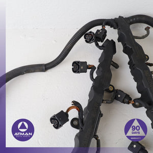 10-13 BMW F02 750i 550i Engine Ignition Module Wiring Harness 12517614896 OEM — photo 3