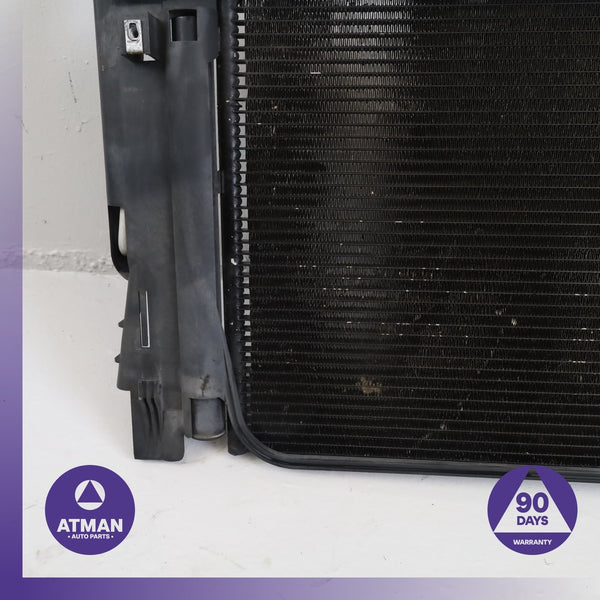 00-06 BMW E53 X5 A/C Condenser Steering Oil Cooler w/ Bracket OEM