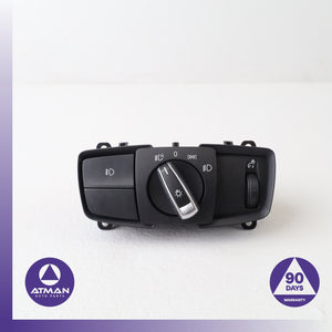 12-18 BMW F30 328i 335i M3 Headlight Fog Light Switch Control Module w/ Trim OEM