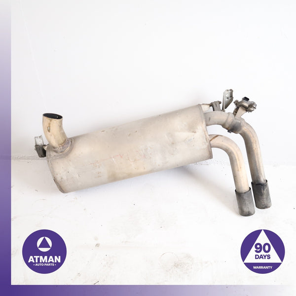 14-16 BMW F34 328i GT Rear Exhaust Muffler Silencer w/ Tips 18307645851 OEM