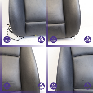 14-16 BMW F10 535i Front Right Upper Seat Cushion w/ Headrest Black OEM