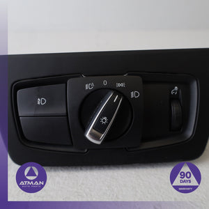 12-18 BMW F30 328i 335i M3 Headlight Fog Light Switch Control Module w/ Trim OEM