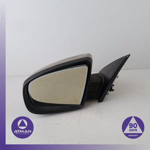 BMW E70 X5 Left Driver Side Rear View Door Mirror Beige OEM