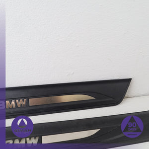 11-16 BMW F10 550i 528i Door Entry Illuminated Step Sill Panel Set OEM — photo 3