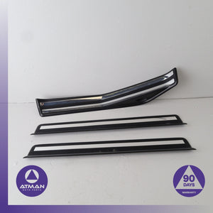 BMW E46 325i 323i 330i Front & Rear Sill Scuff Plate Cover Panel Set of 3 OEM