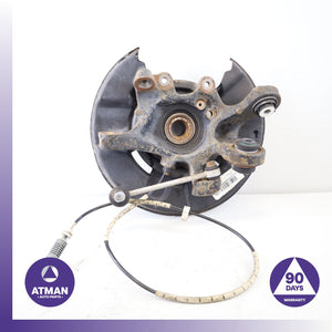 07-13 BMW E92 328i 128i Rear Left Spindle Knuckle Hub w /Shield OEM