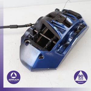 12-19 BMW F06 M6 M5 M-Sport Front Left Brake Caliper Brembo Blue 7845747 OEM