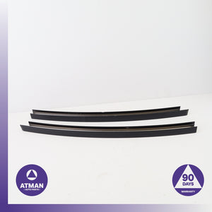 BMW F10 535i Rear Left & Right Door Window Molding Trim Set 51357182296 OEM