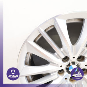 10-19 BMW F10 535i 640i Style 332 9 x 19 19" Rear Wheel Rim 36116791384 OEM — photo 2
