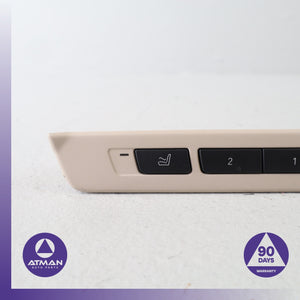 09-15 BMW F02 750i740 Front Right Seat Memory Switch Beige 9215766 OEM — photo 2
