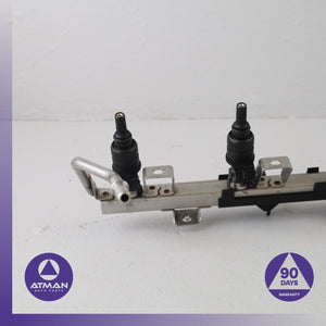01-06 BMW E46 325i Z3 Z4 330i 3.0L Fuel Gas Rail w/ Injectors 13537546245 OEM