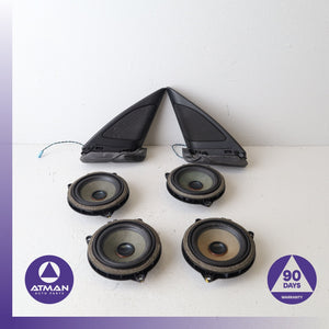 BMW F34 328i GT Hi-Fi Interior Speaker Tweeter Loudspeaker Set OEM