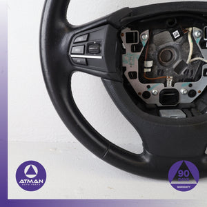 09-17 BMW F02 750Li 535i Leather Multifunction Steering Wheel 32336790886 OEM — photo 2