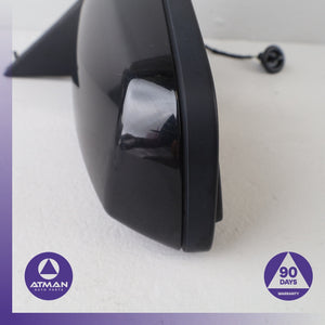 08-10 BMW E60 528i 535i Left Rear View Door Mirror Black OEM