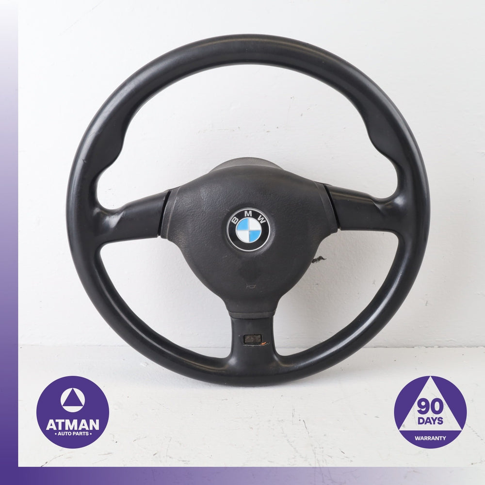 92-99 BMW E36 M3 Small 370mm M-Tech Steering Wheel Black 32332226741 OEM