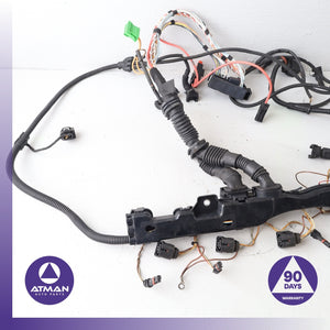 08-10 BMW E60 535i Engine Motor Injection Wire Wiring Harness 12517564358 OEM