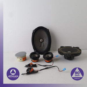 01-06 BMW E46 325i Touring Harman Interior Audio Speaker Tweeter Woofer Set OEM — photo 5