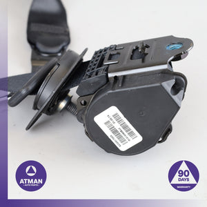 2014 BMW F15 X5 Rear Left Seatbelt Seat Belt Black 7318375 OEM