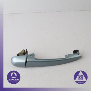 BMW E46 325i 323i 330i Rear Left Exterior Door Handle Gray OEM