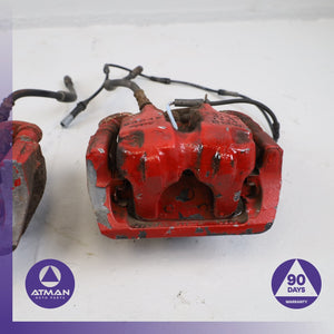 11-19 BMW F10 550i 650i Rear Brake Caliper Calipers Set w/Actuator OEM — photo 3