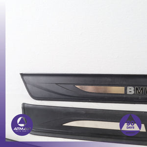 11-16 BMW F10 550i 528i Door Entry Illuminated Step Sill Panel Set OEM — photo 2