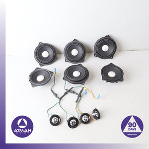 11-15 BMW F10 550i 528i Top Hi-Fi Interior Speaker Tweeter Loudspeaker Set OEM