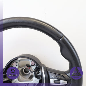14-19 BMW F07 535i 650i M-Sport Leather Steering Wheel Black OEM