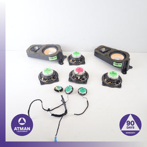 07-14 BMW E70 X5M X5 X6 Top Hi-Fi Individual Audio Sound Speaker Tweeter Set OEM