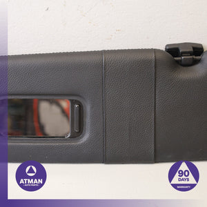 08-10 BMW E64 650i Left Driver Side Sunvisor Sun Visor Black OEM — photo 3