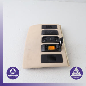 04-10 BMW E60 528i 550i Front Overhead Console Sunroof Switch Cover Trim OEM