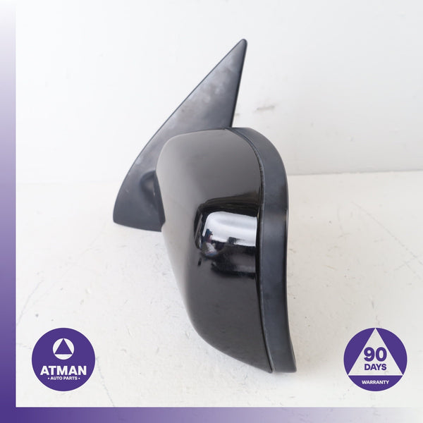 00-06 BMW E53 X5 Left Driver Side Rear View Door Mirror Black OEM