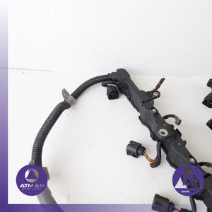 10-13 BMW F02 750i 550i Engine Ignition Module Wiring Harness 12517614896 OEM — photo 6