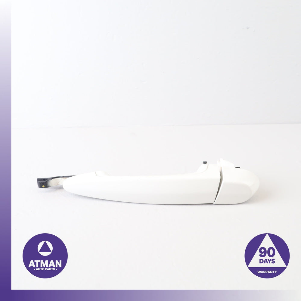 BMW E90 328i Rear Left Exterior Door Handle White OEM
