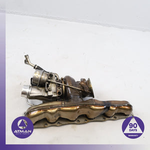11-14 BMW E70 X5 X6 35i xDrive Engine Turbo Turbocharger Manifold OEM