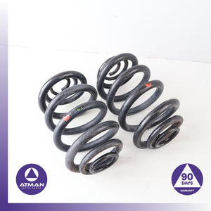 04-10 BMW X3 Rear Left & Right Shock Absorber Coil Spring Set OEM