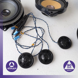 11-18 BMW F25 X3 X4 Top Hi-Fi Interior Sound Tweeter Speaker Set OEM — photo 4