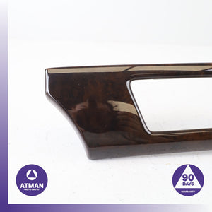 BMW E90 335i Front Left Driver Side Dash Dashboard Trim Cover Wood OEM