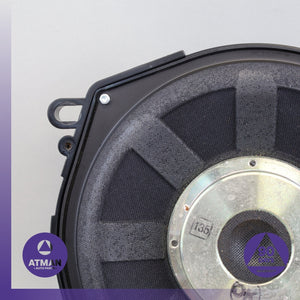 15-19 BMW F86 X6M X6 Bang&Olufsen Front Under Seat Speaker Subwoofer OEM 80k — photo 2