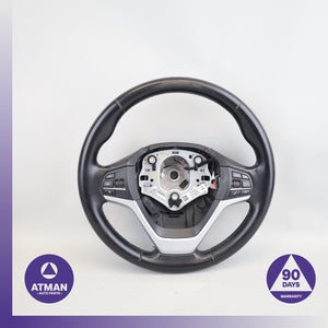 14-18 BMW F15 X5 Sport Steering Wheel Black 32306877853 OEM