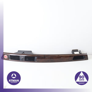 BMW E90 335i 328i Dashboard A/C AC Air Vent Grille Wood Trim w/ Switch OEM
