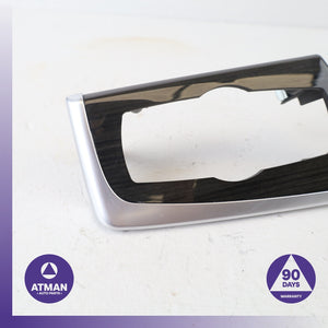 BMW F10 528i 535i 550i Left Dashboard Headlight Switch Trim Bezel Wood OEM — photo 2