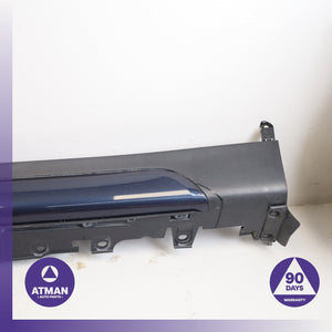 14-18 BMW F15 X5 Left Driver Side Skirt Rocker Panel Blue 7308055 OEM — photo 4