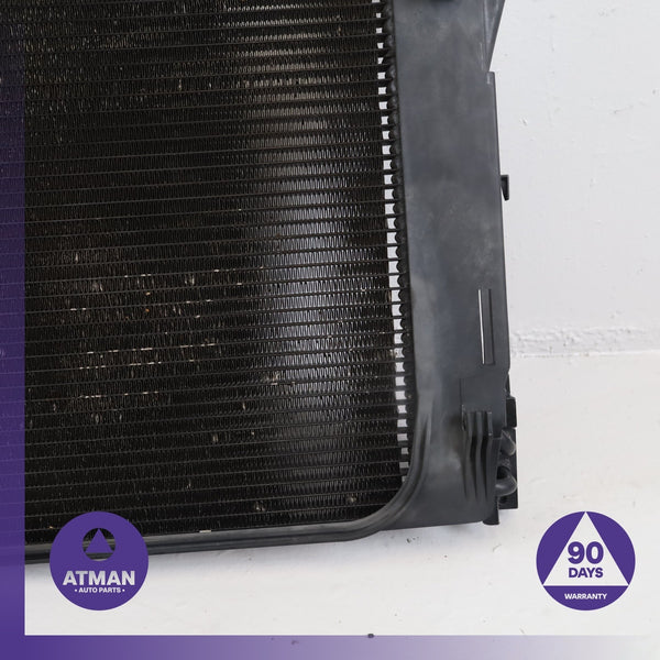 00-06 BMW E53 X5 A/C Condenser Steering Oil Cooler w/ Bracket OEM