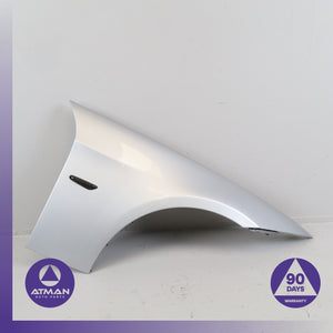 06-11 BMW E90 328i 325i Right Side Fender Wing Cover Panel Silver OEM