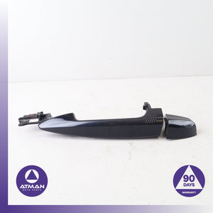 BMW F16 X6 Rear Left Driver Exterior Door Handle w/ Keyless Go Black OEM