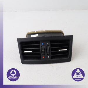 BMW E90 328i 335i Rear Center Console A/C Dual Air Vent Grille OEM