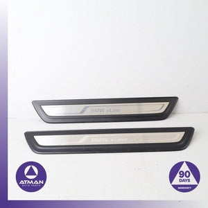 11-18 BMW F25 X3 X4 Front Door Sill Trim Entry Set 51477354251 OEM